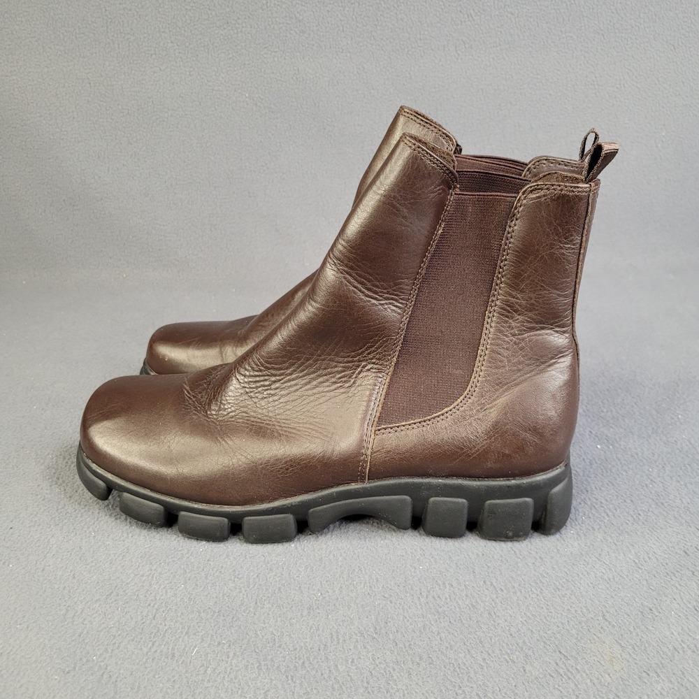 Softspots Chelsea Boots Womens 7.5 W Brown Leather‎ Slip On 149800